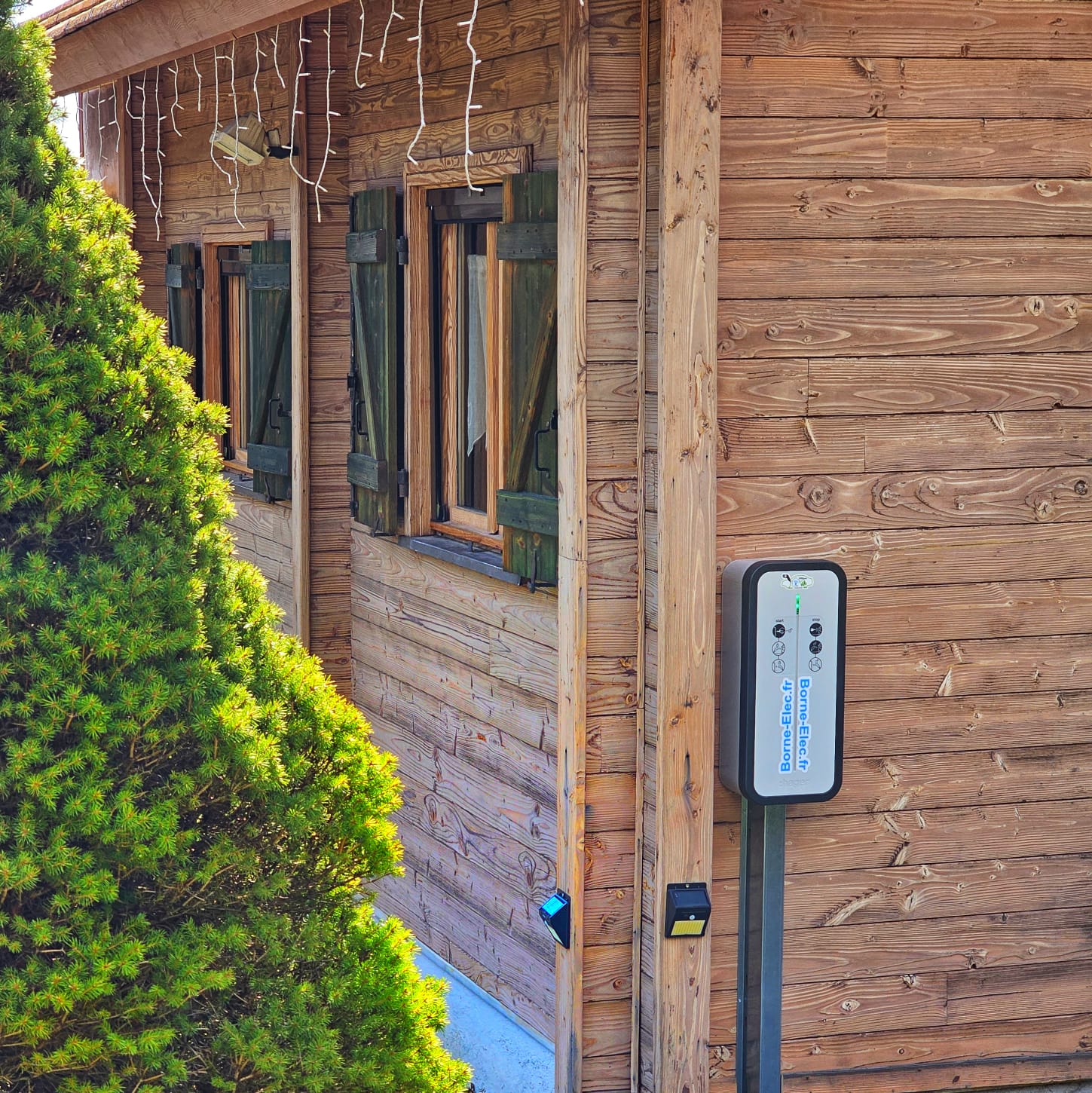 photo of EV charging station at Chalet Carpe Diem